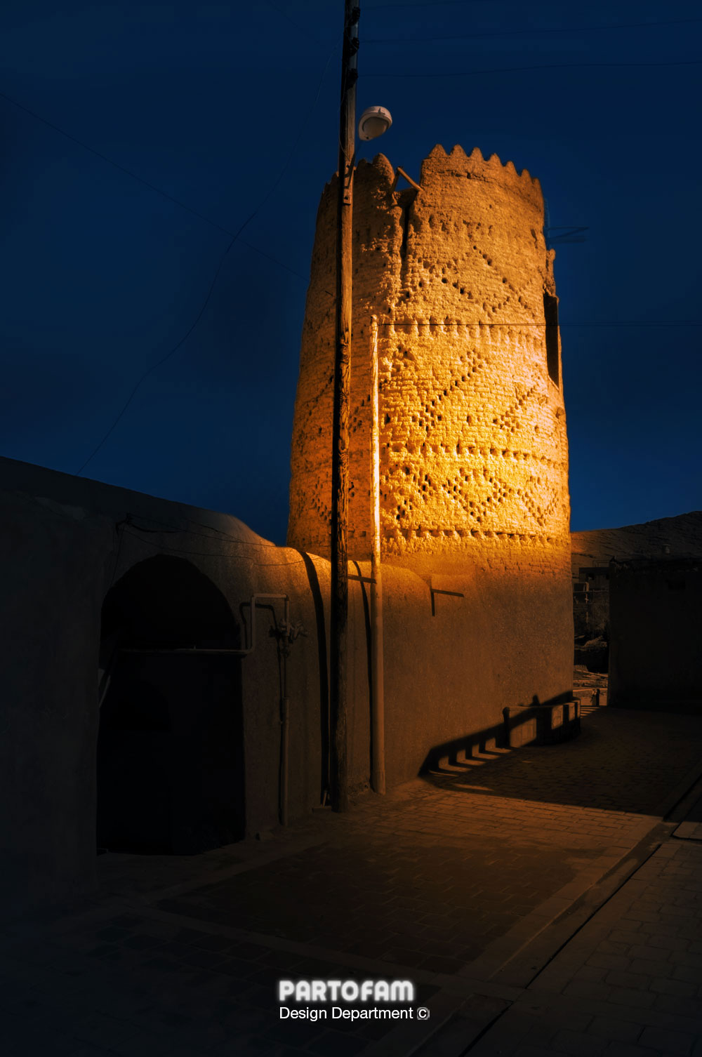 نورپردازی برج حسن تعریفی